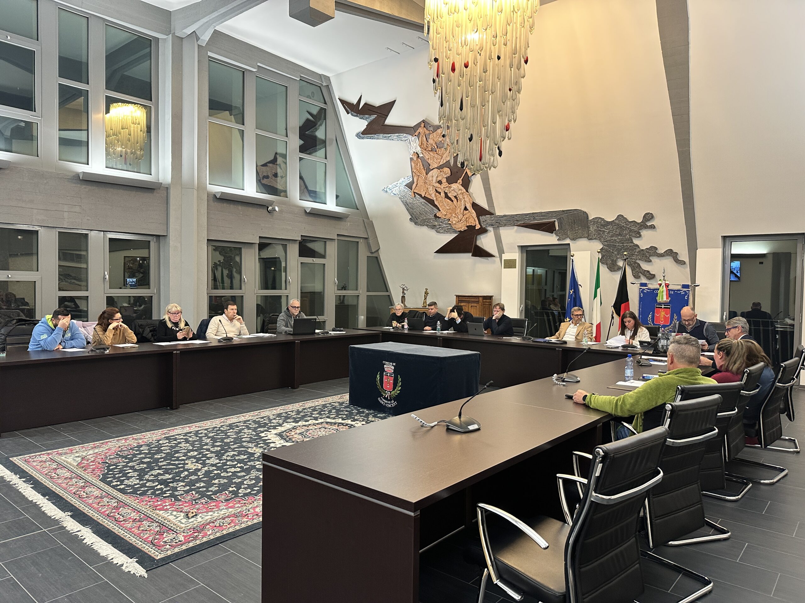 Consiglio comunale a Saint-Vincent il 25 novembre 2025