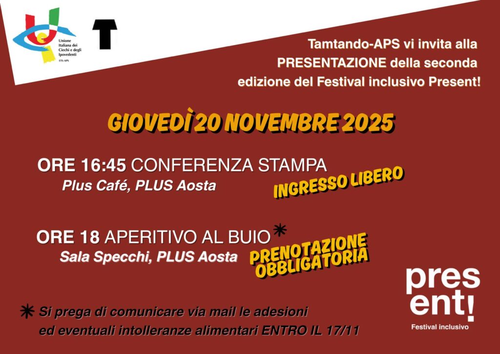Cartolina Aperitivo Al Buio