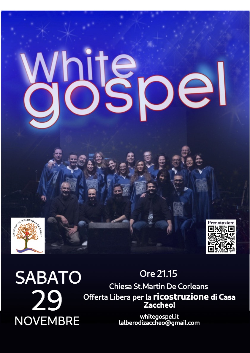 Concerto Gospel di solidarietà per ristrutturare Casa Zaccheo