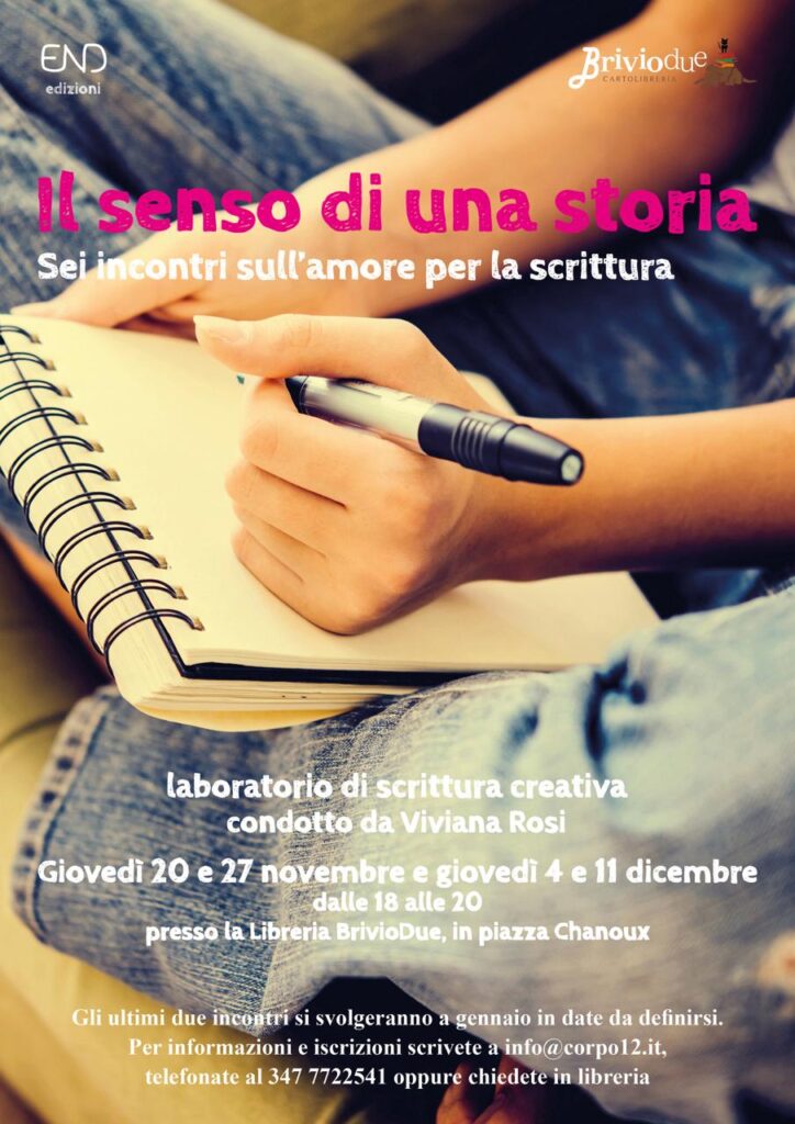 Locandina corso di scrittura con Viviana Rosi