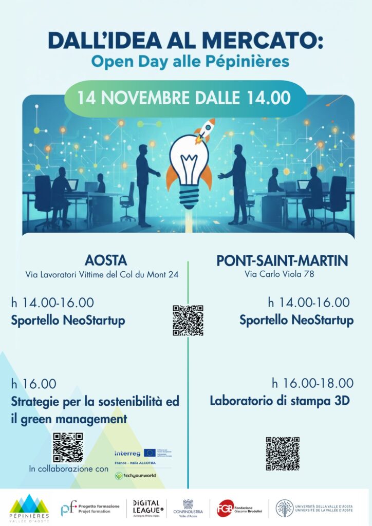 Locandina Open Day alle Pépinières