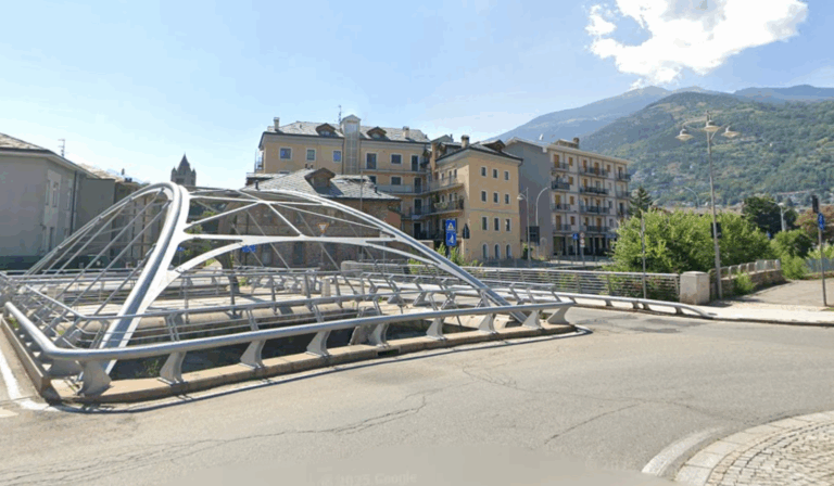 Aosta: chiusura del ponte sul Buthier dal 18 novembre 2025