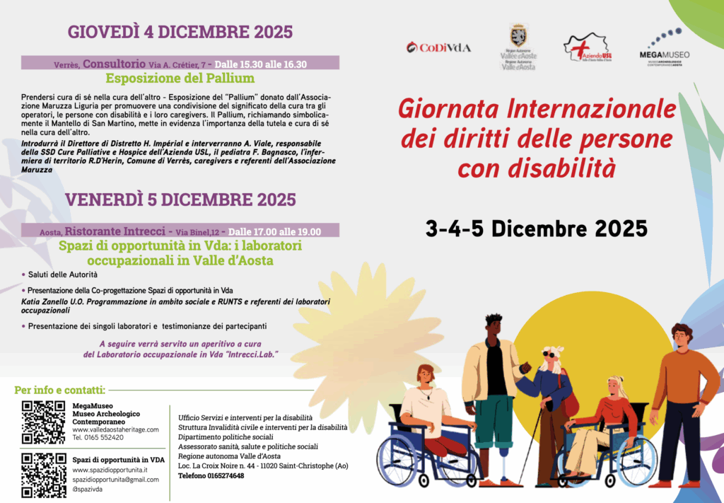 Locandina Giornata internazionale per i diritti delle persone con disabilità