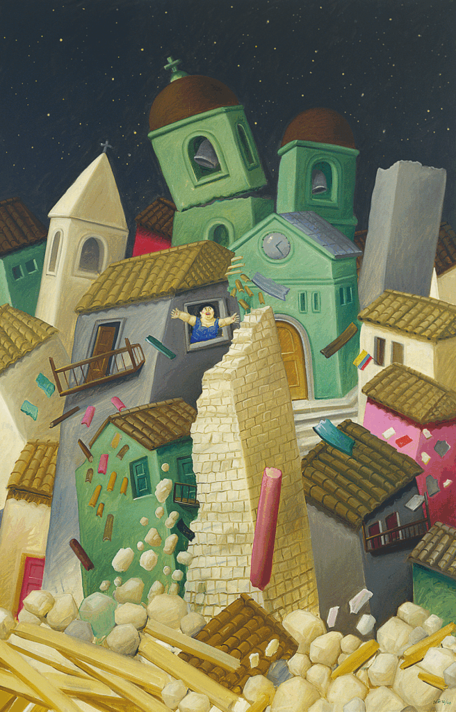 Terremoto, 2000 - Fernando Botero