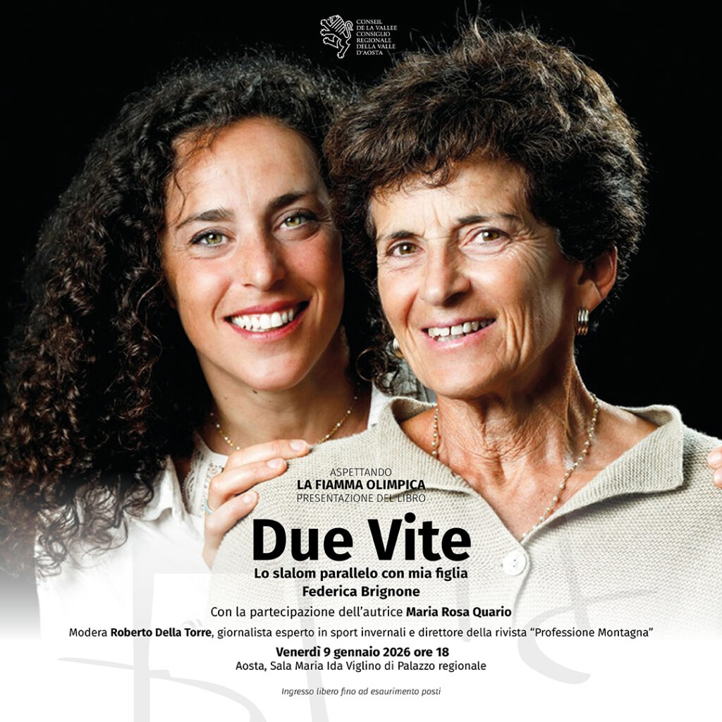 Locandina presentazione del libro Due vite