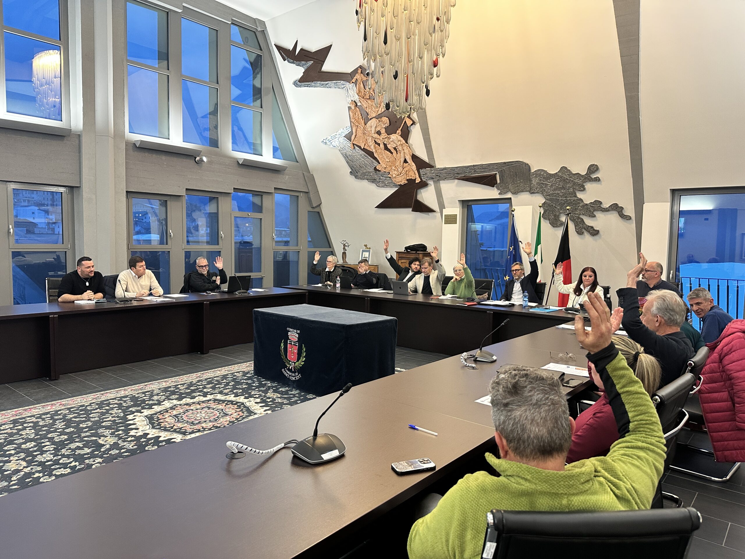 Consiglio comunale a Saint-Vincent il 16 dicembre 2025