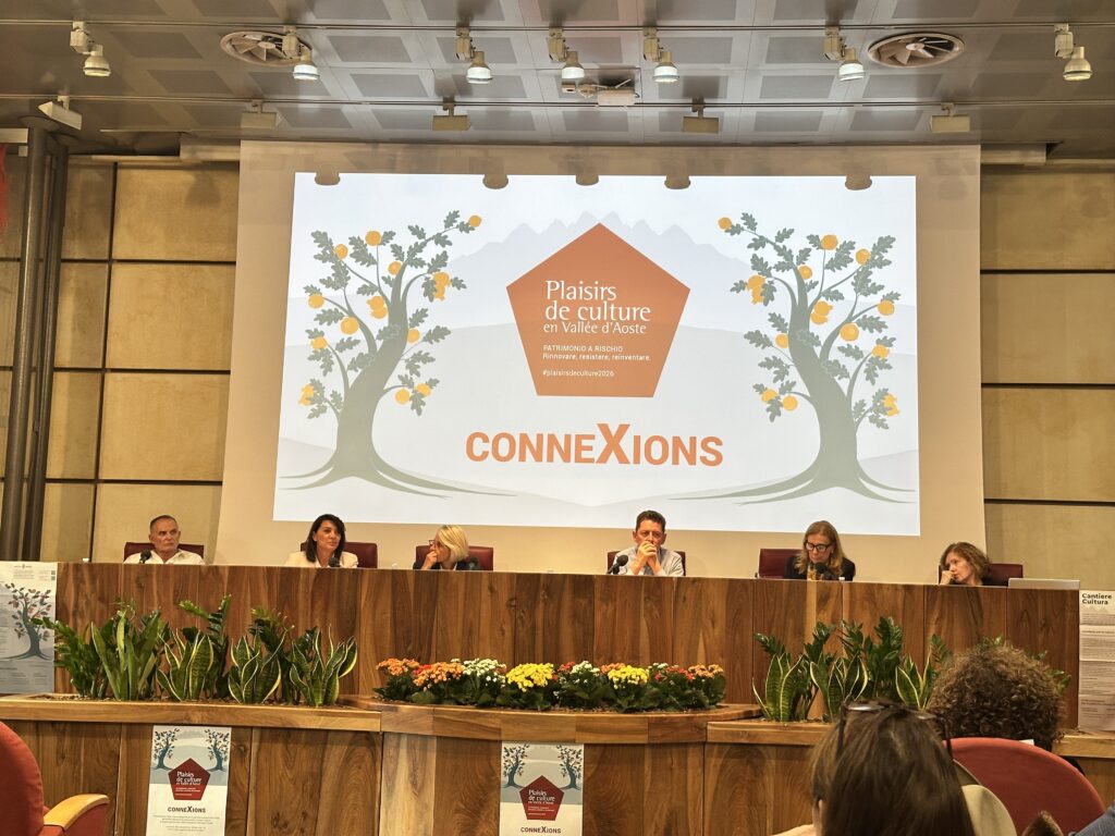 I dirigenti del Dipartimento Soprintendenza per il Beeni e le Attività culturali della Regione autonoma Valle d'Aosta