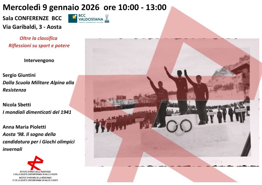 Locandina del convegno Riflessioni su sport e potere