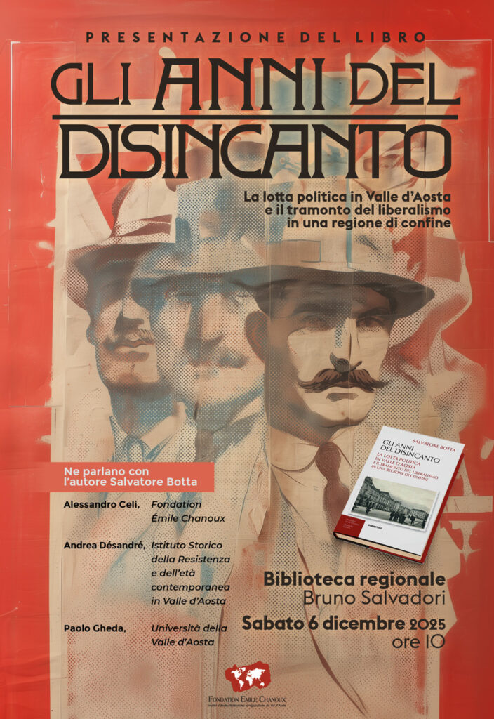 Locandina di presentazione del libro Gli anni del disincanto