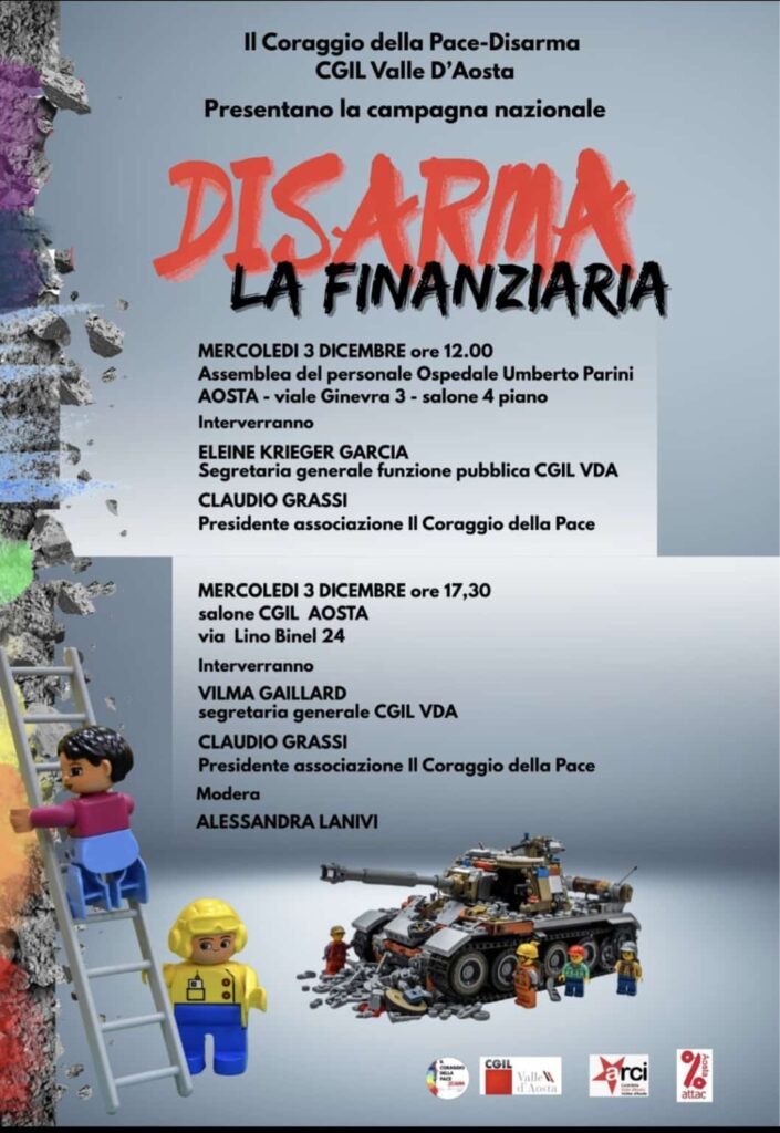Disarma La Finanziaria