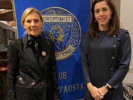 Silvia Galliano presidente del Soroptimist Club Valle d\'Aosta