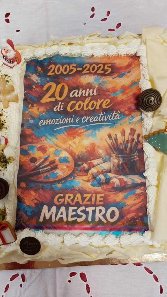 20° anniversario della fondazione Les Peintres de Nus - Torta
