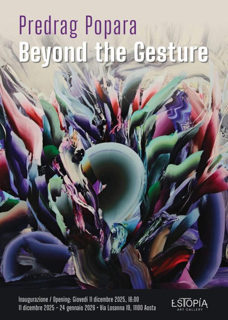 Locandina mostra Beyond the Gesture