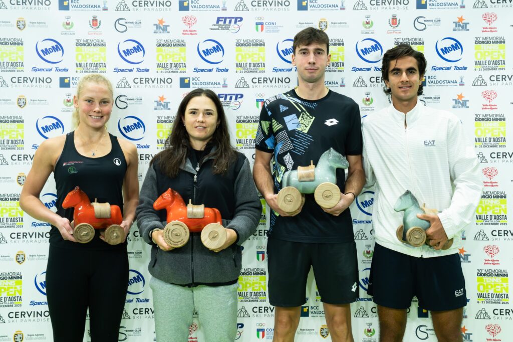 30° Memorial Giorgio Minini 2025 da Sx Tsygourova, Cè, Malgaroli, Rahmani