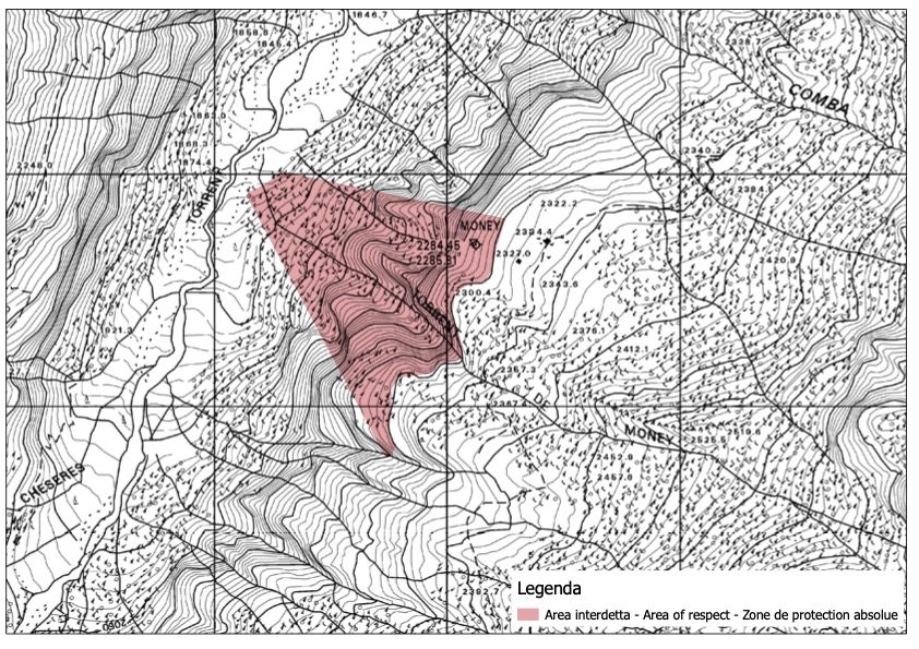 Zona di interdizione a protezione del Gipeto a Valnontey di Cogne 2025/26
