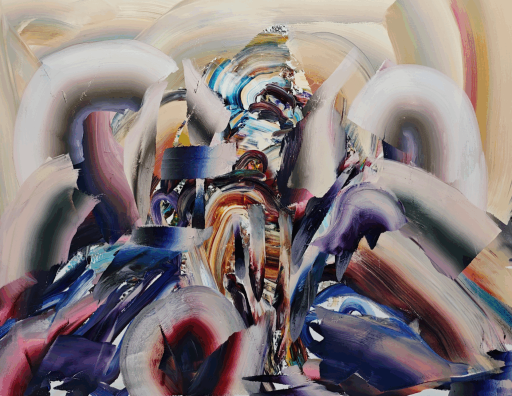 the Space Between Acrilico Su Tela