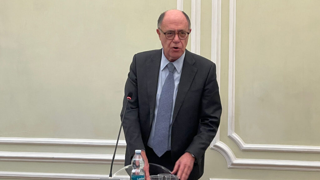 Il presidente della Corte dei conti, Guido Carlino