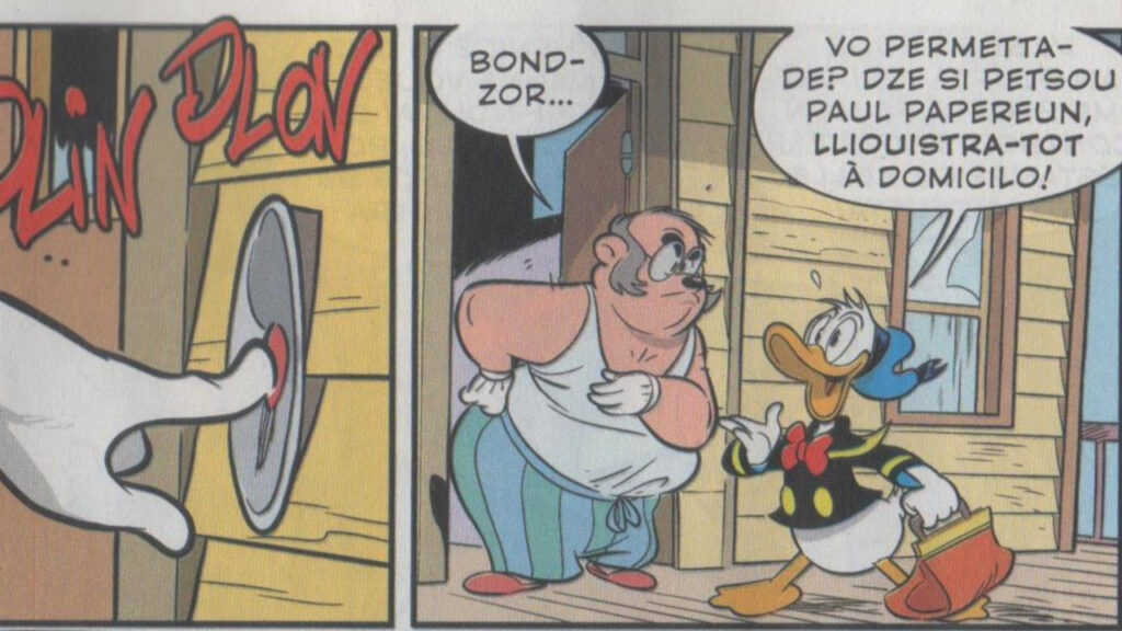 Paperino si propone come lucidatore a domicilio