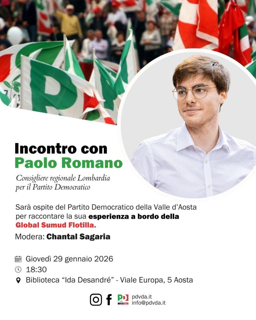 Locandina incontro con Paolo Romano