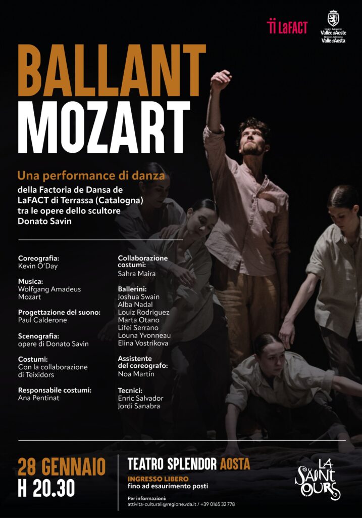 Locandina spettacolo di danza Ballant Mozart della Factoria de Dansa de LaFACT