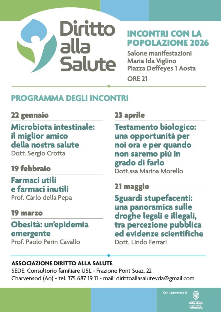 locandina Diritto alla salute programma 2026