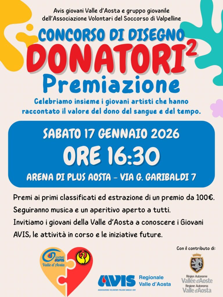Locandina Concorso Donatori
