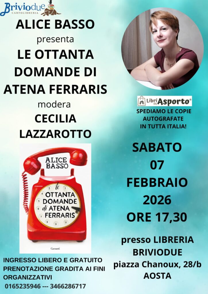 Locandina Presentazione Del Libro Di Alice Basso