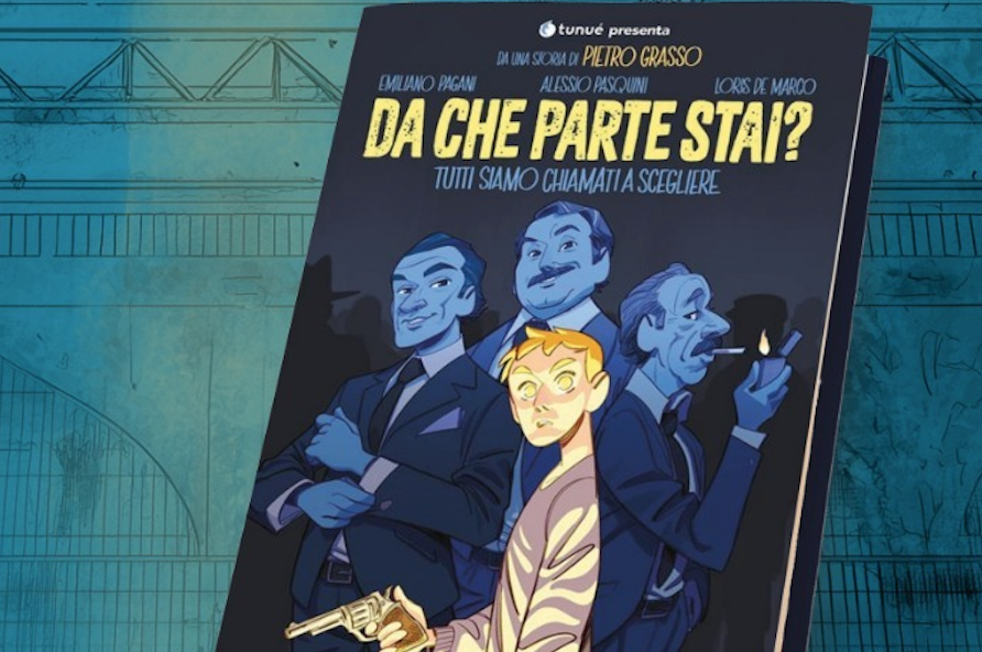 Pietro Grasso presenta il grafic novel Da che parte stai?