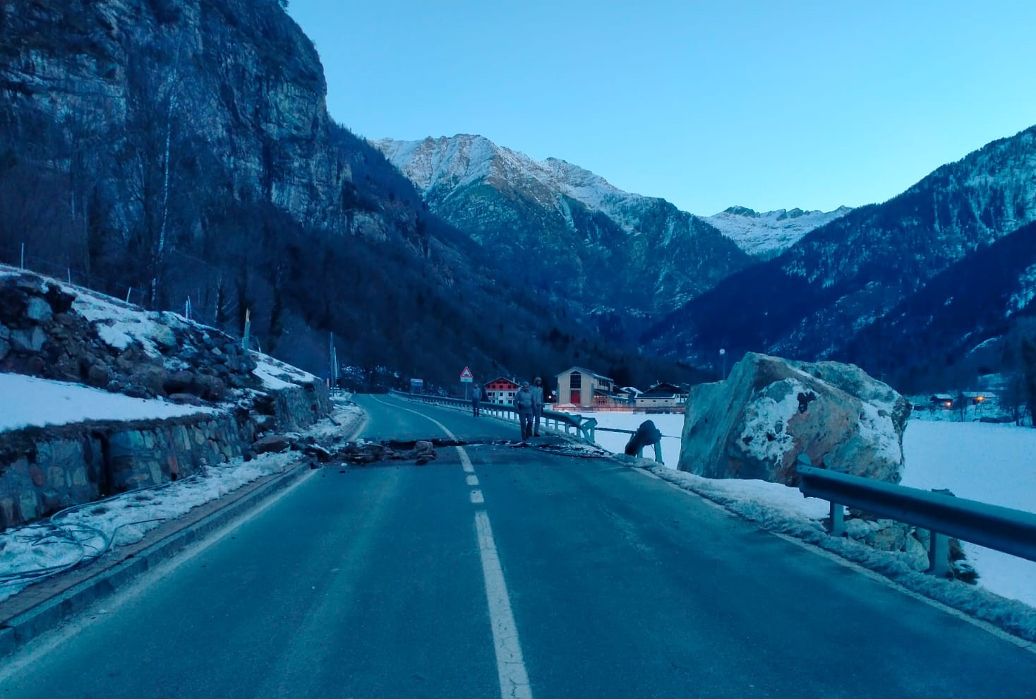 Riaprirà alle 14 la strada di Issime