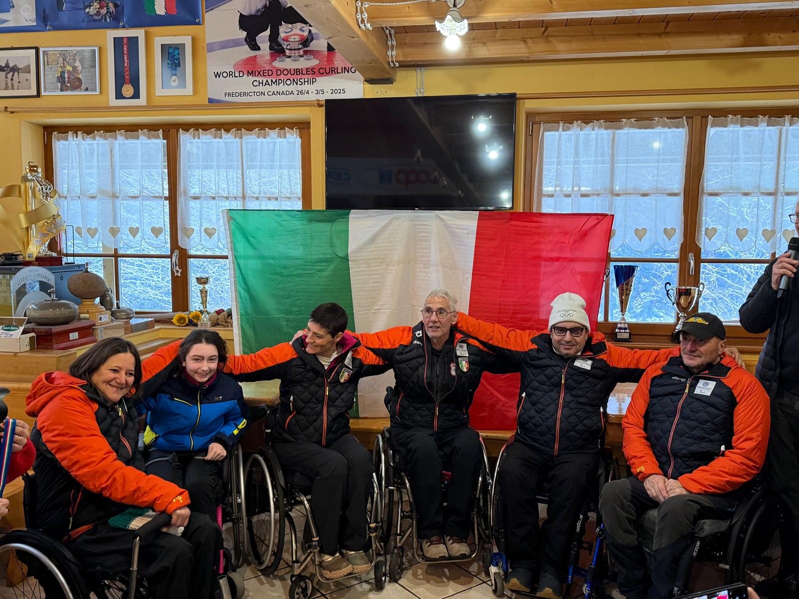 Weelchair Curling: la Disval è campione d’Italia
