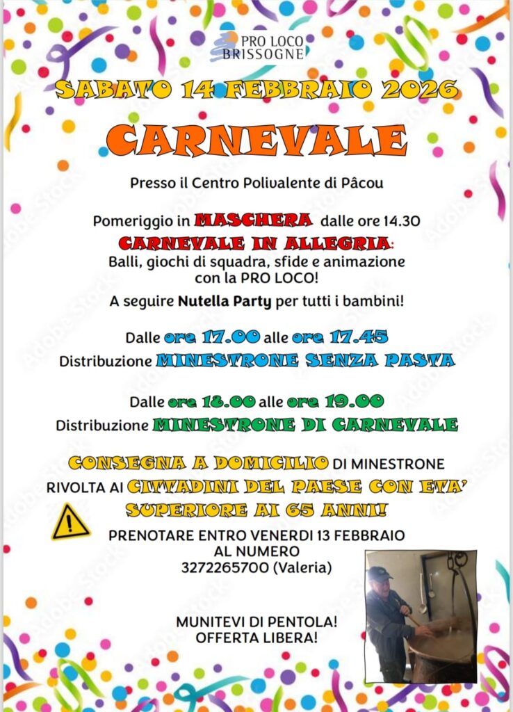 Locandina Carnevale a Brissogne