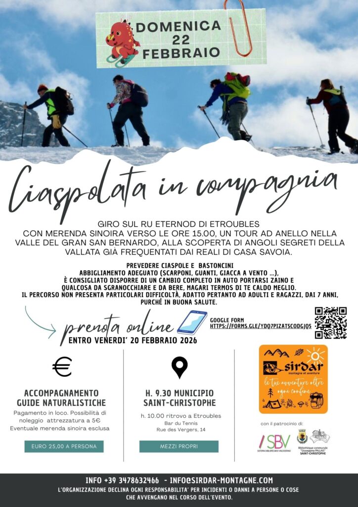 Locandina Ciaspolata