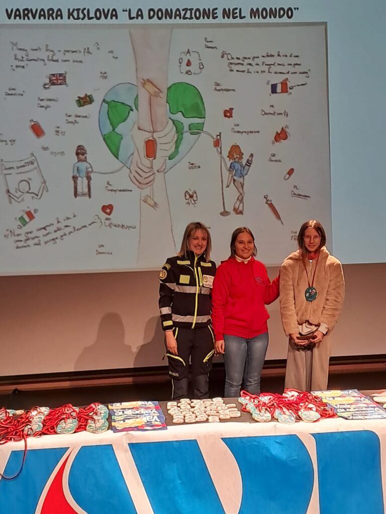Seconda varvara Kislova con La Donazione Nel Mondo