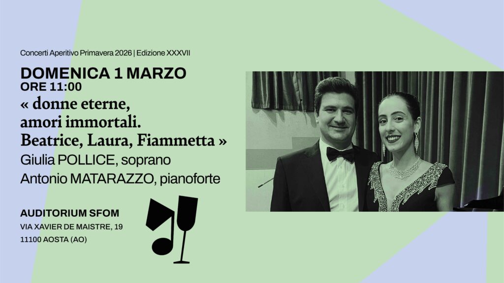 Concerti aperitivo 2026 Giulia Pollice e Antonio Matarazzo