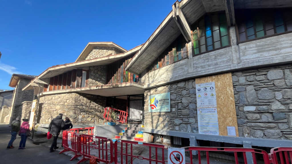 L'esterno dell'oratorio 'San Filippo Neri' di Aosta