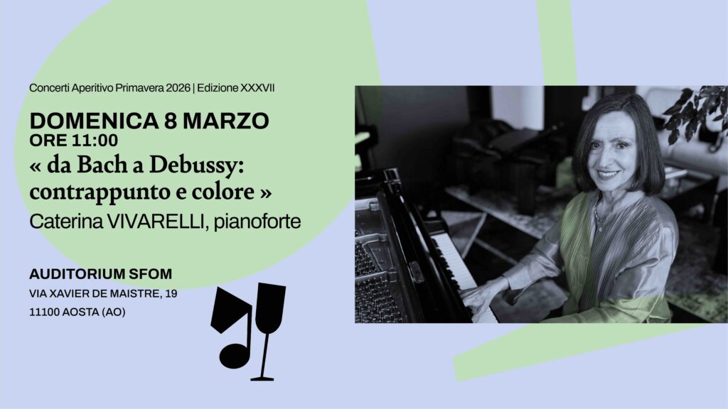 Locandina Concerti Aperitivo 2026 Caterina Vivarelli