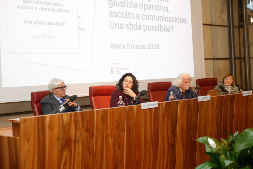 Presentazione volumi Violenza di genere, giustizia riparativa, ascolto e comunicazione.