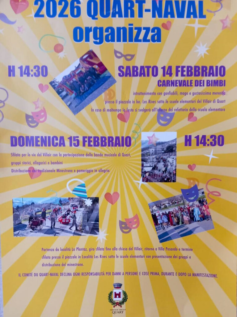Locandina Carnevale a Quart