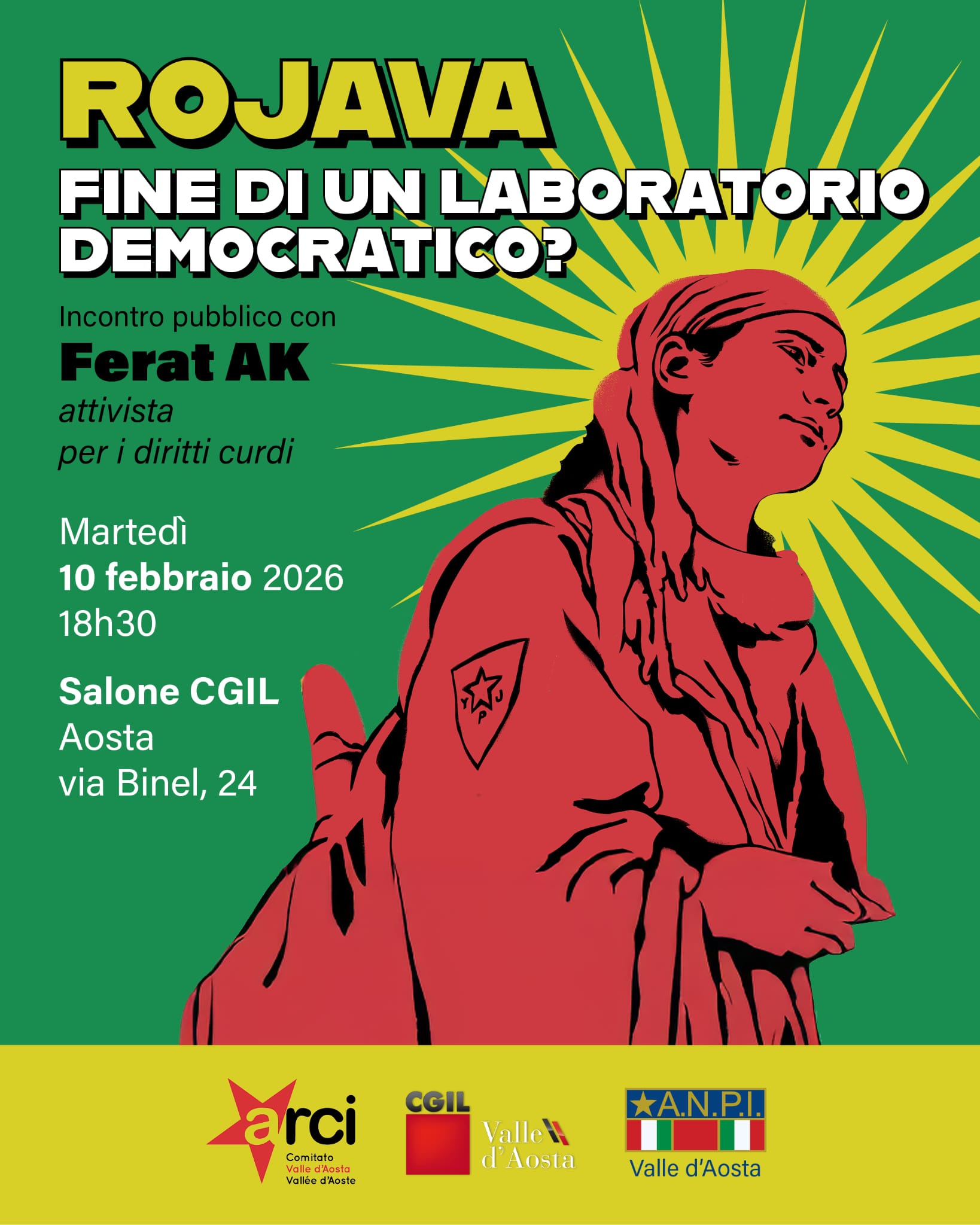 Incontro pubblico sul Rojava