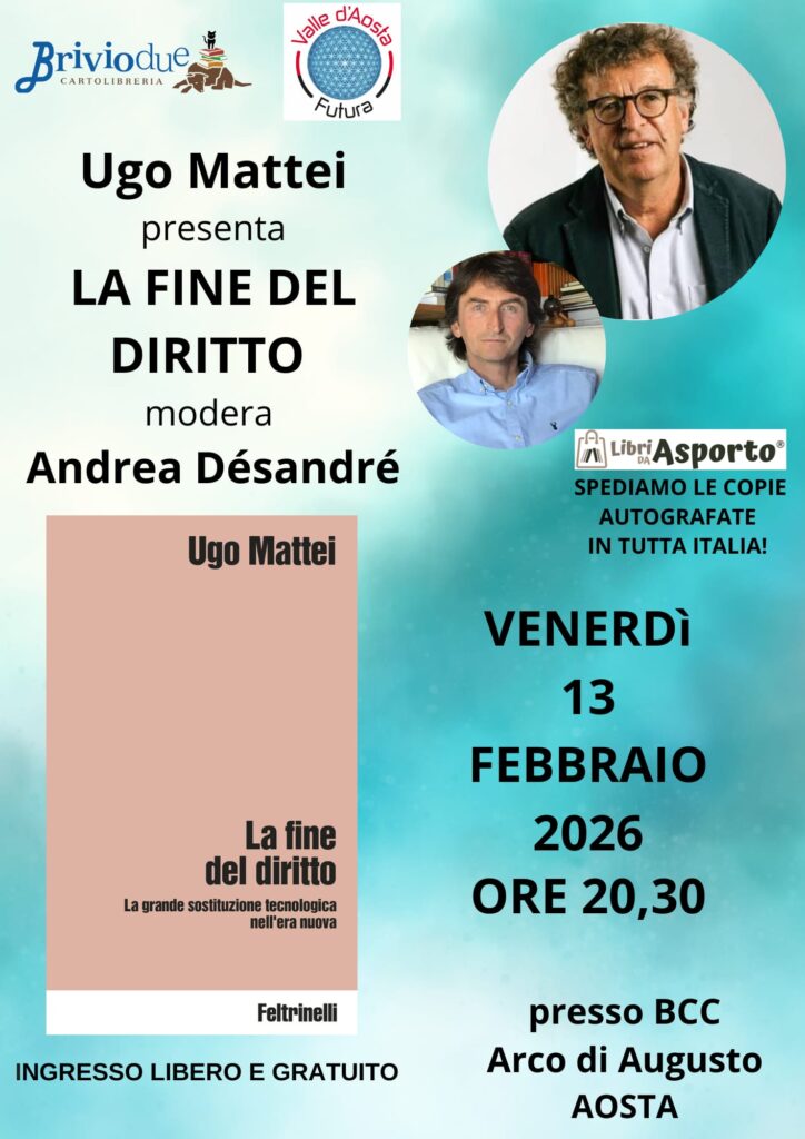 Locandina Incontro Con Ugo Mattei