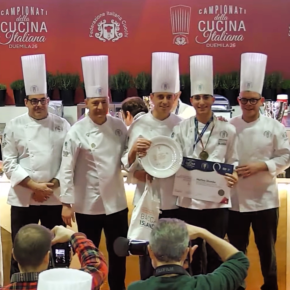 Premiazione Matteo Stumbo ai Campionati della Cucina Italiana 2026