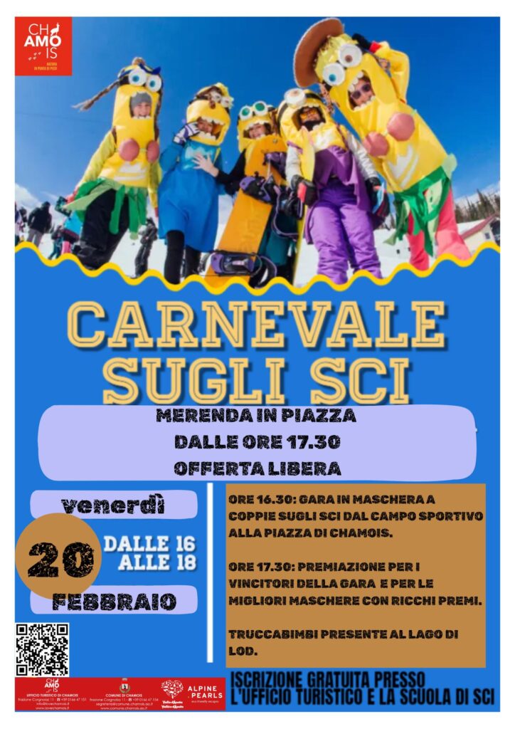 Locandina Carnevale sugli sci a Chamois