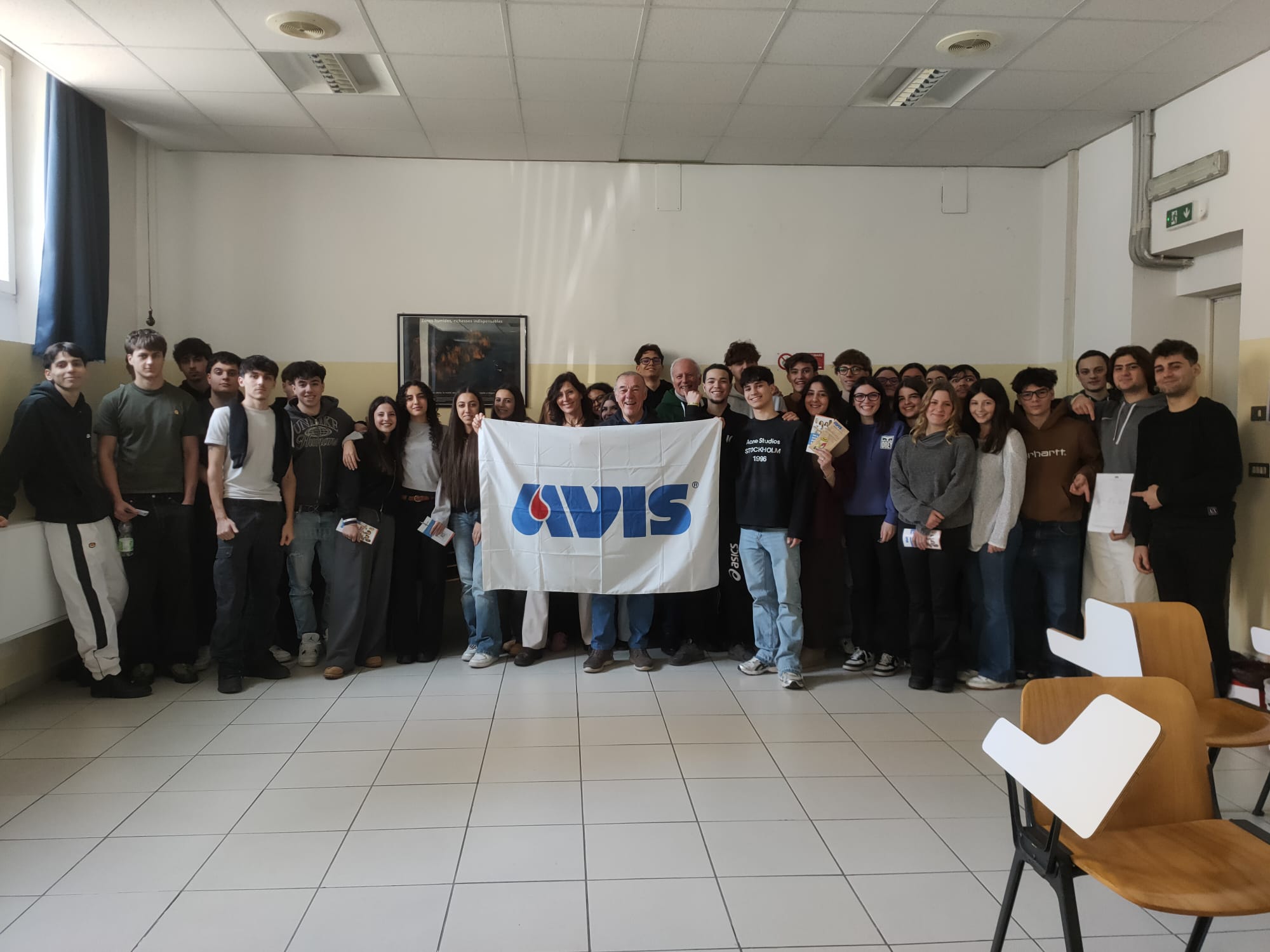 Avis Aosta sensibilizza gli studenti del Manzetti sulla donazione di sangue e plasma