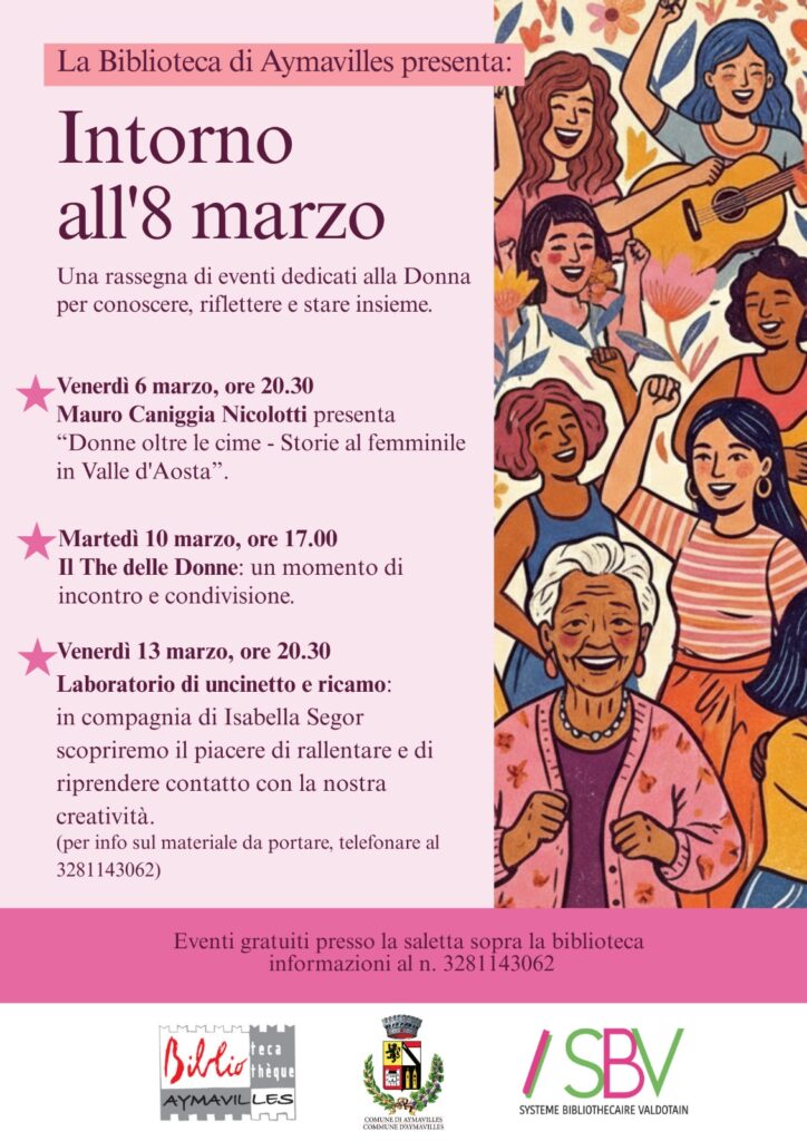 Locandina Intorno all'8 marzo a Aymavilles