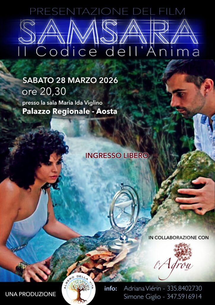 Locandina presentazione Samsara Il codice dell'anima
