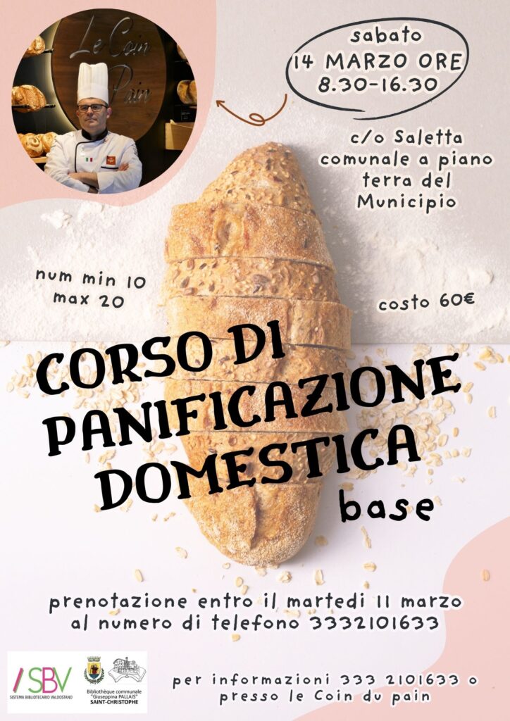 Locandina Corso Di Panificazione 2026