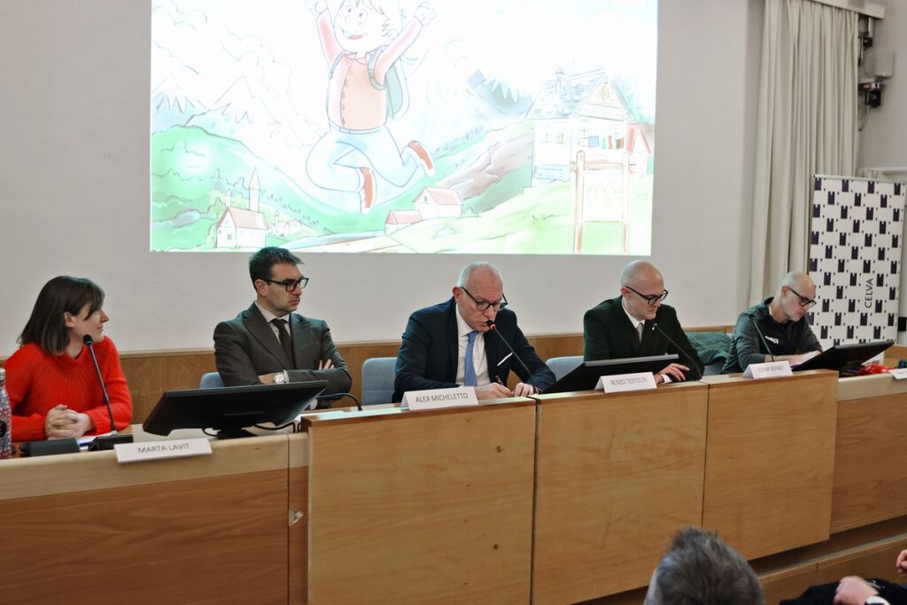 Tavolo relatori del progetto Communitas, racines et identité
