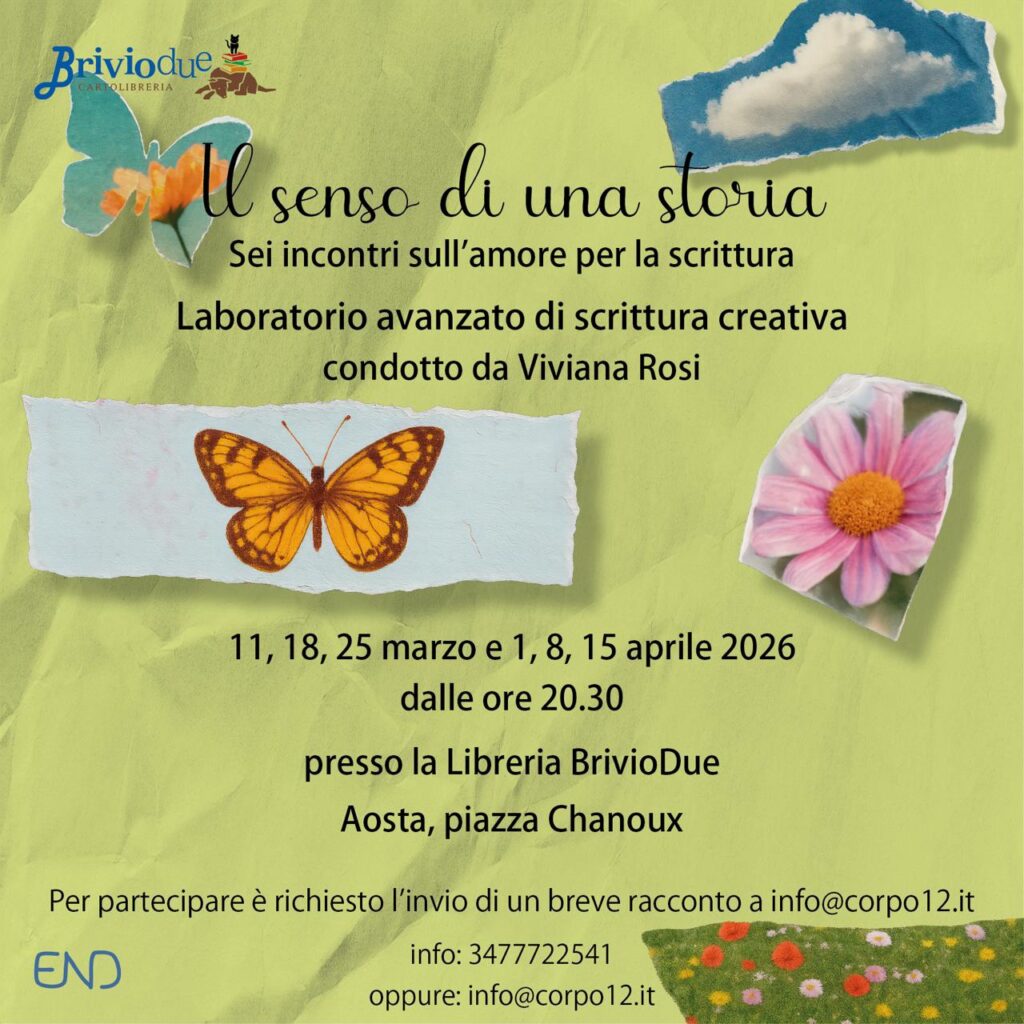 Locandina corso di scrittura creativa 2026