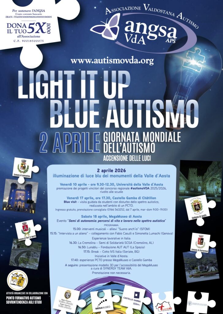 Locandina Giornata mondiale dell'autismo 2026