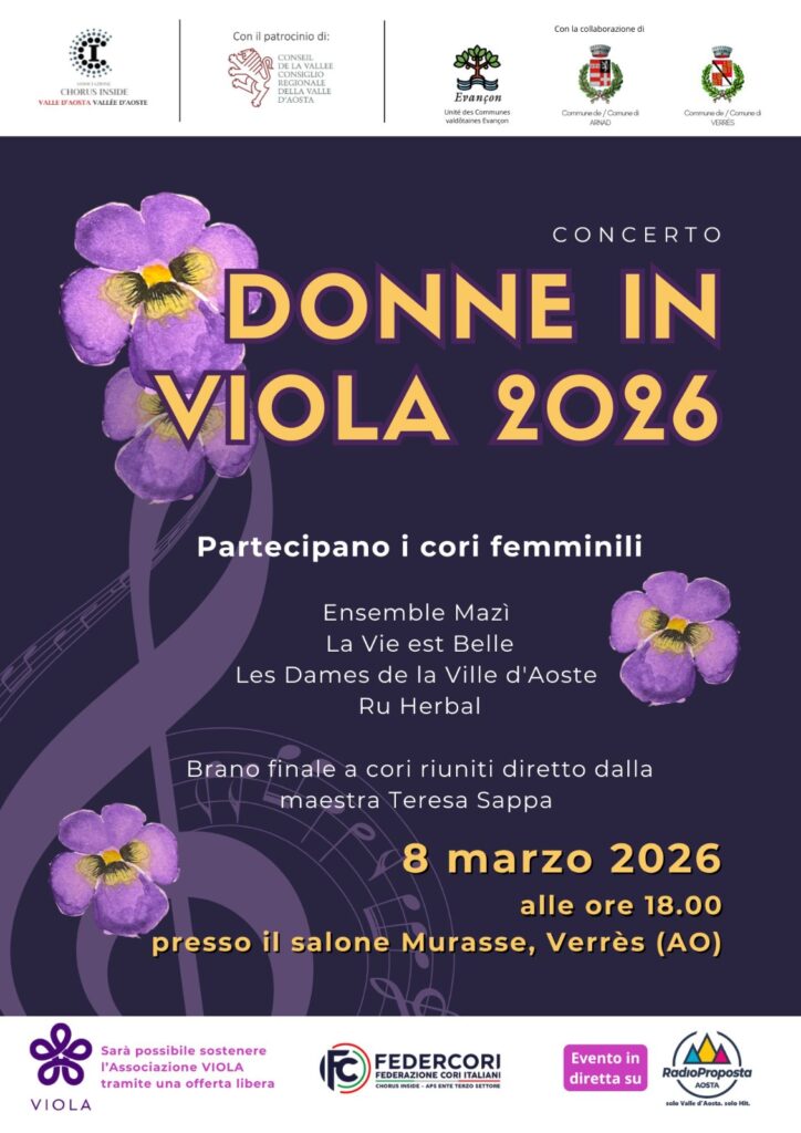 Locandina Donne In Viola 2026